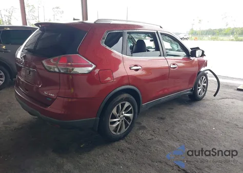 2014 Nissan Rogue Sl z USA, uszkodzony, nr VIN 5N1AT2MV1EC758380